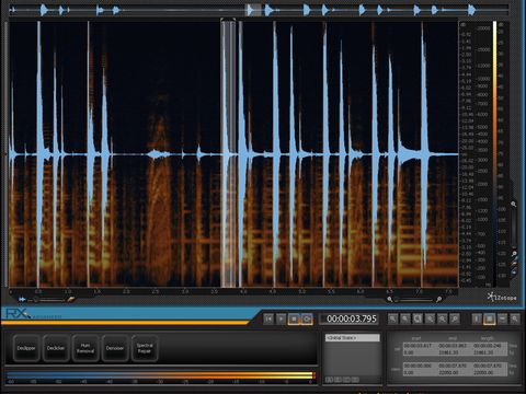 The display defaults to the standard waveform view.