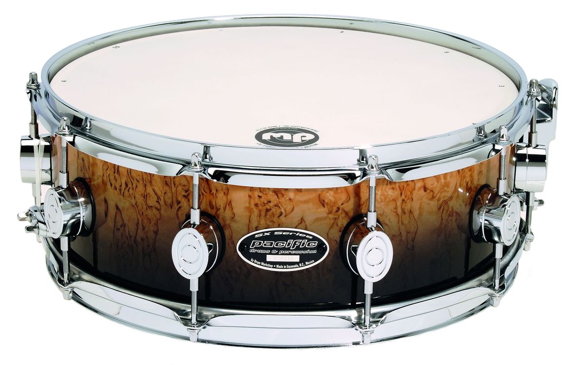A range of sumptuous finishes means the SXE snares could be mistaken for far more expensive drums