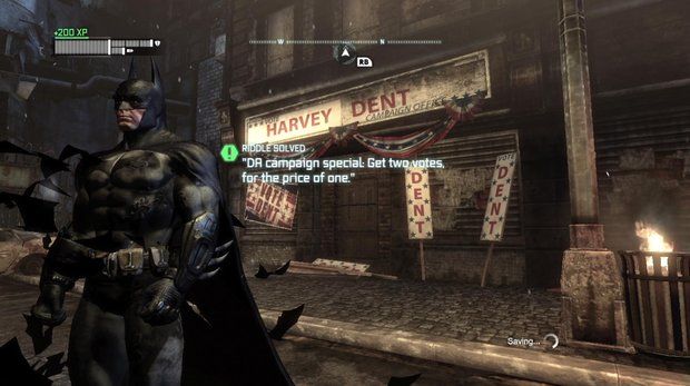 Park Row Riddle Solutions - Batman: Arkham City Riddler challenge guide ...