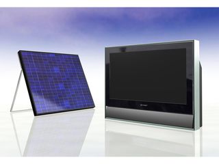 Sharp's prototype TV comes with its own power source