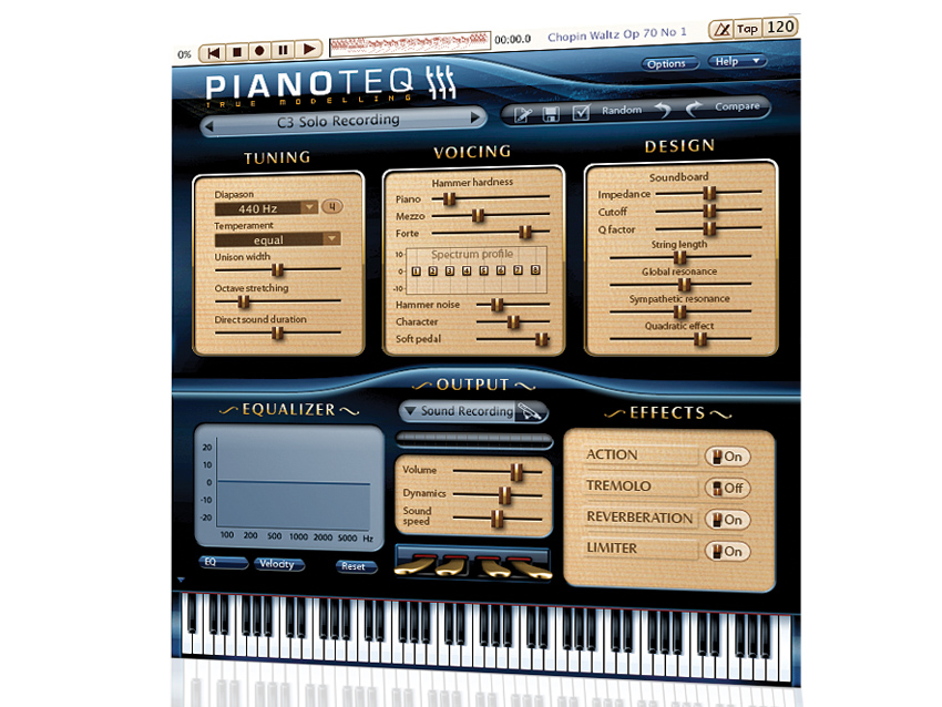 Pianoteq now produces acoustic and electric sounds.