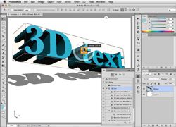 Photoshop CS6 3D modelling