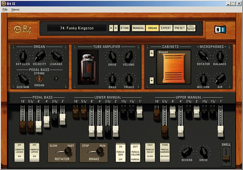 B4 II sounds like a Hammond B3... and looks like one too.