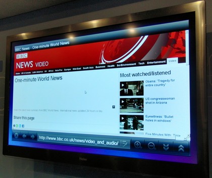Web on tv
