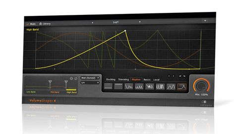 You design your LFO shape in the Waveform display by creating and dragging nodes around