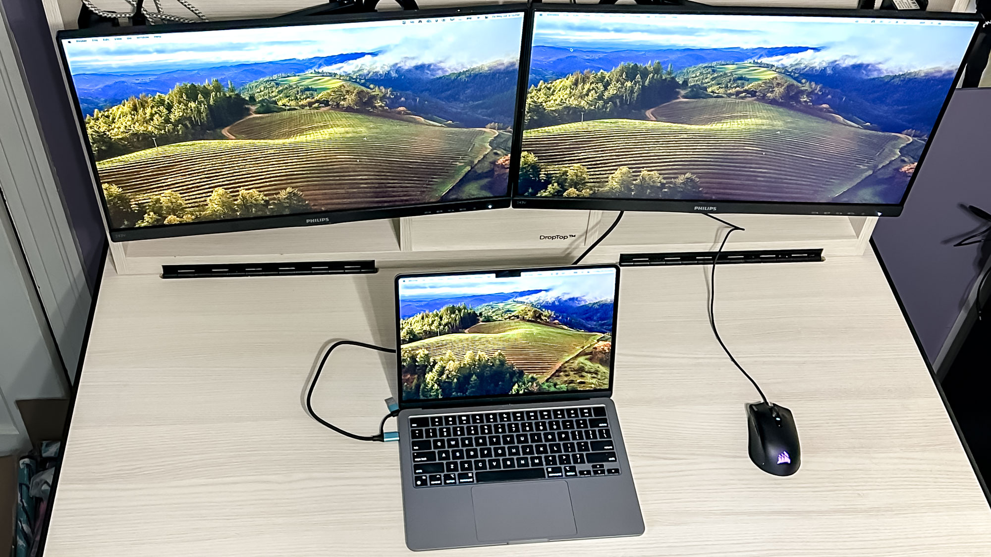 DropTop Duo 24 desk