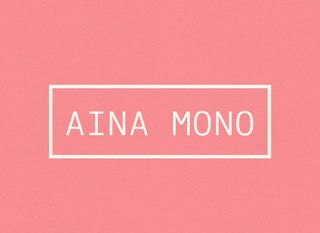 Free font: Aina Mono
