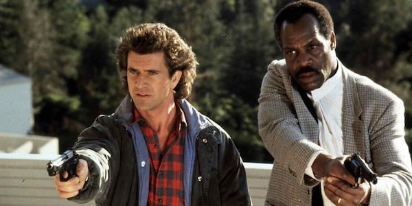 Riggs and Murtaugh in Lethal Weapon