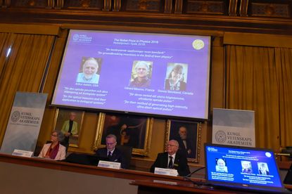 2018 Nobel Prize in Physics handed out