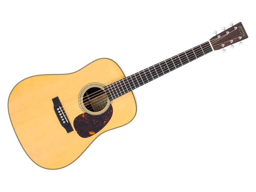 The Delmar polished and bevelled pickguard adds a touch of class.