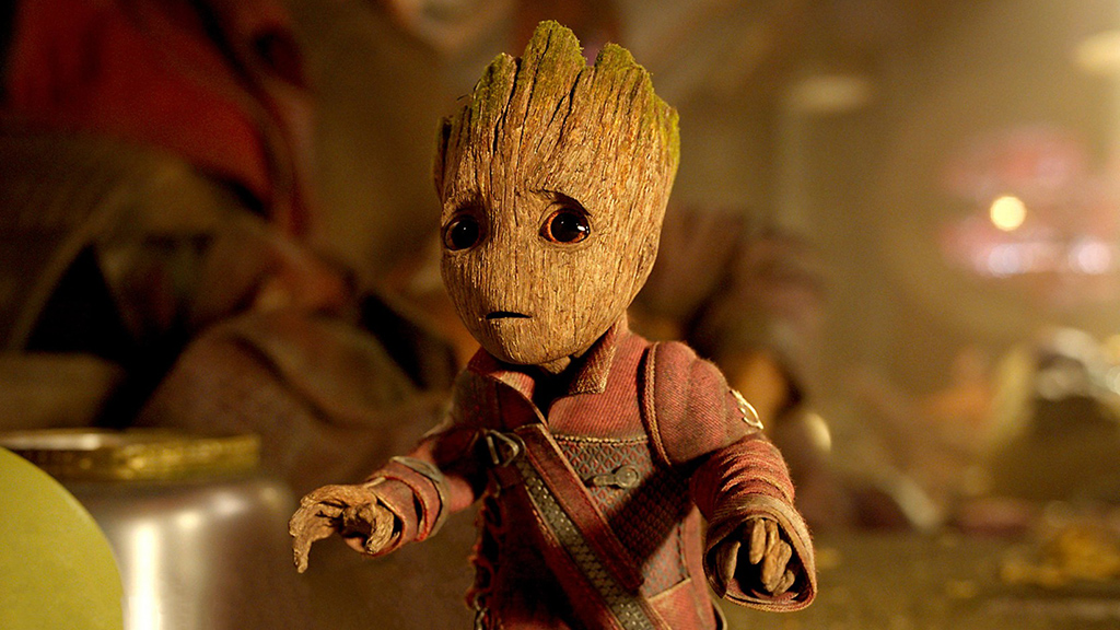 Baby Groot de Guardian of the Galaxy 2 merece ser disfrutado en pleno Dolby Vision.