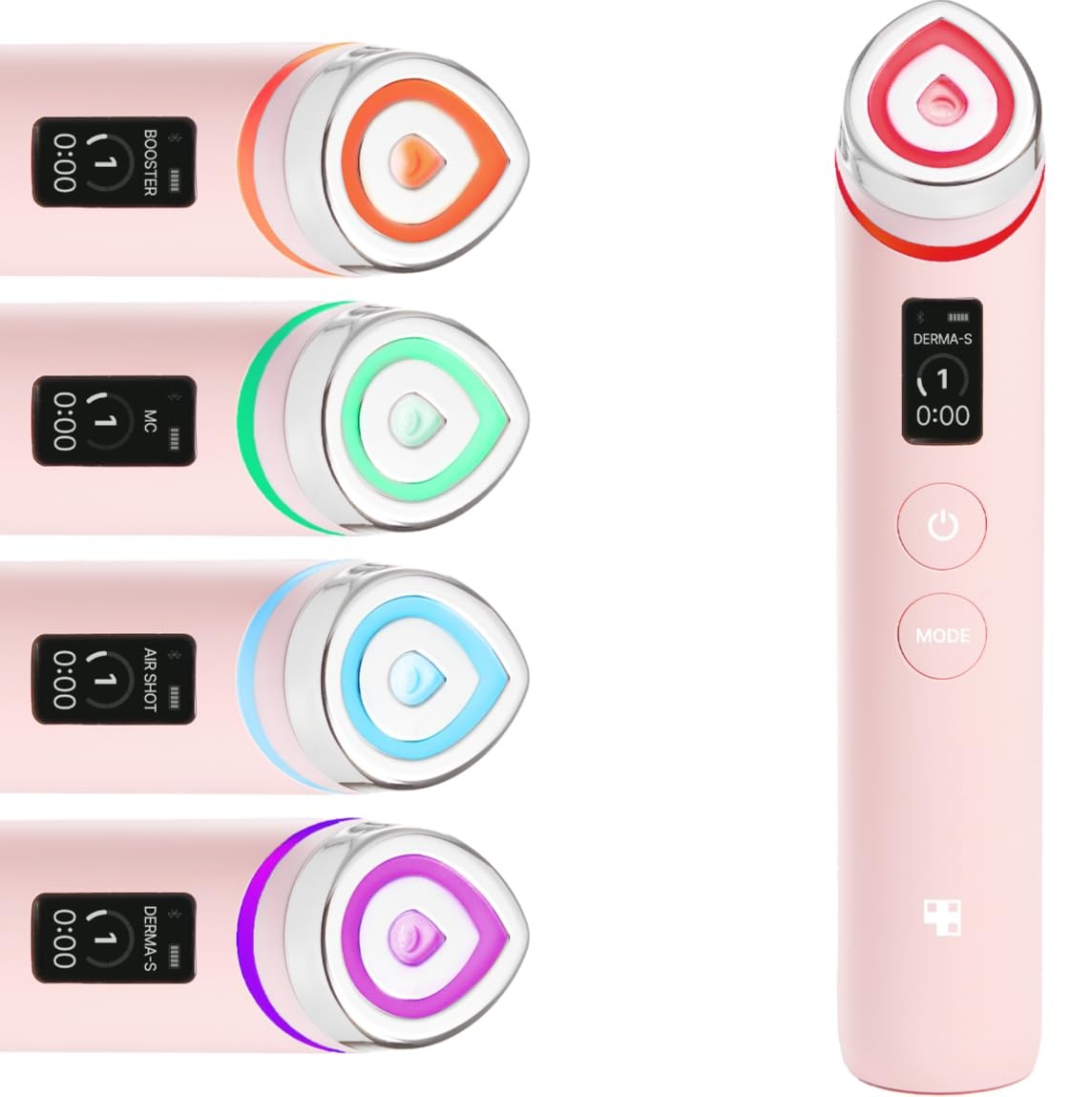 medicube, Medicube Age-R Booster Pro Pink | 6-In-1 Real Glass Glow Beauty Massager | Looking Glass Skin | Korean Skin Care