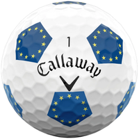 Callaway Chrome Soft Truvis Team Europe Golf Ball | 20% off at Scottsdale GolfWas £49.99 Now £39.99