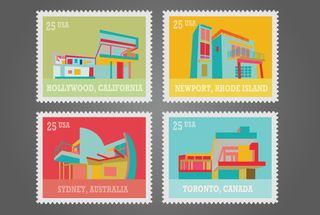 stamp illustrations