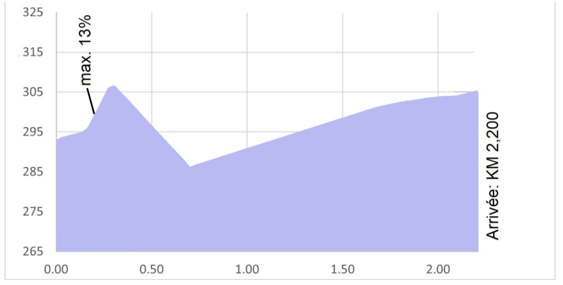 Prologue elevation profile 2021 Festival Elsy Jacobs