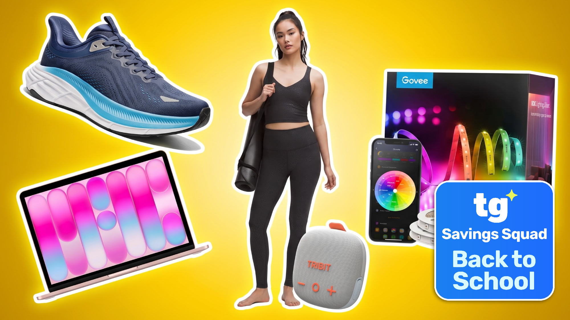 Collage of back to school items on sale
