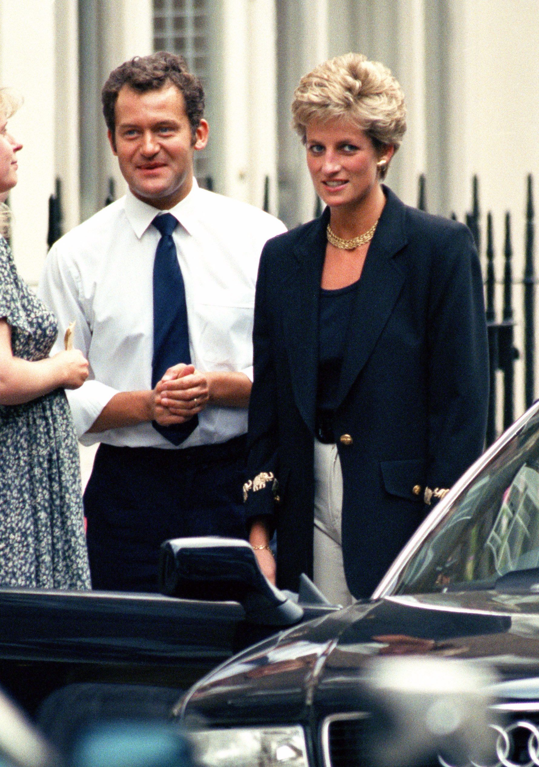 Princess Diana and Butler Paul Burrell