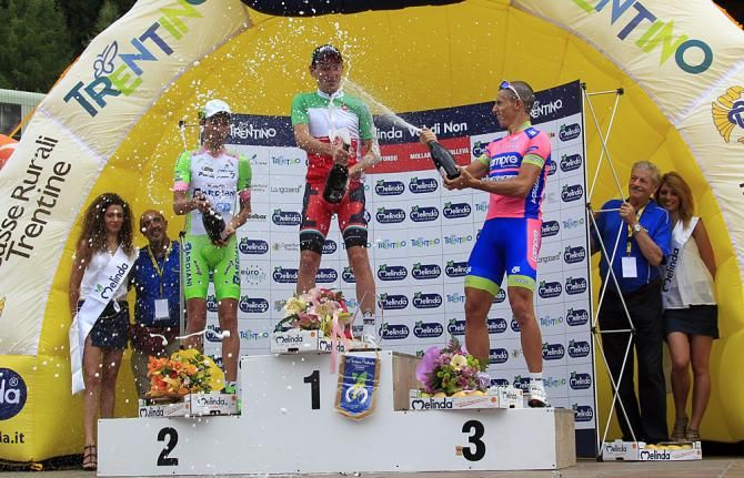 The Italian men's TT podium