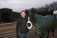 Oliver-Ward-and-horse-in-grazing-muzzle.jpg