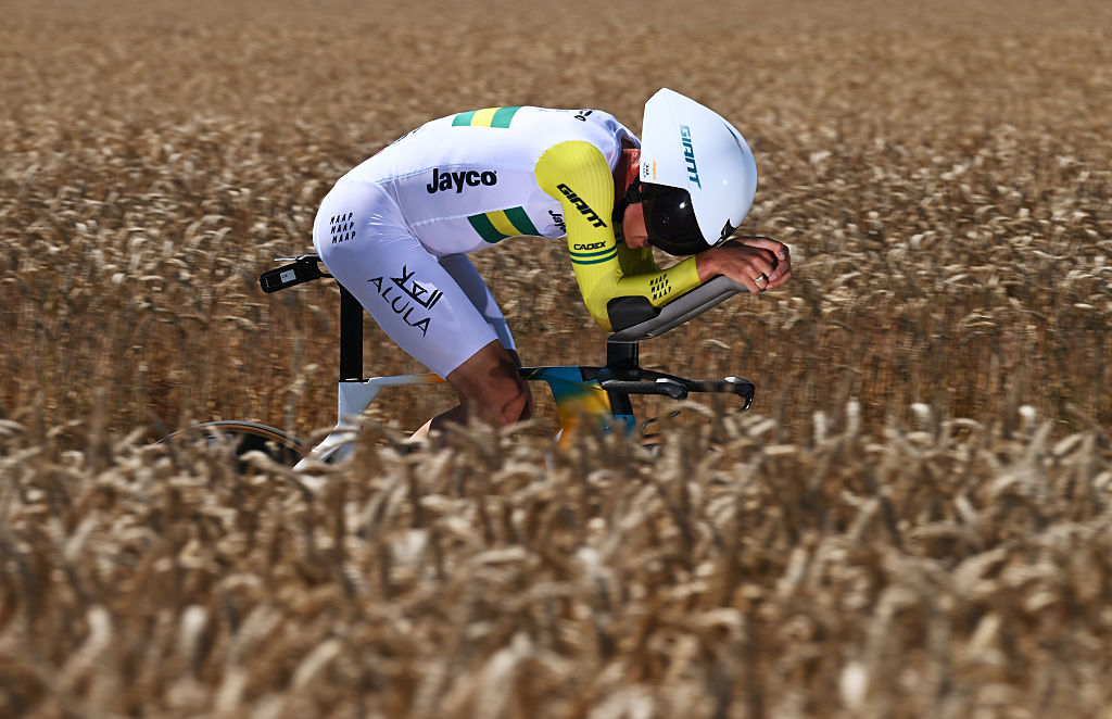 Tour de France 2025: Luke Plapp during the stage 5 time trial