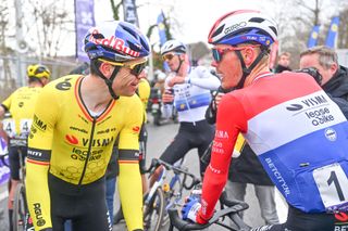 Top contender Wout van Aert and former champion Dylan van Baarle both sadly missed the start on Sunday
