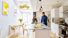 Amy and Gareth Andrew transformed a dated terrace into a modern first-time house