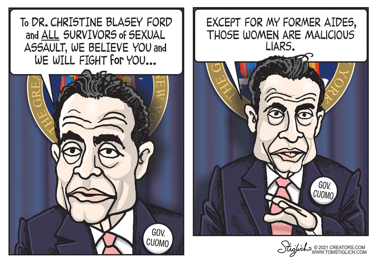 Political Cartoon U.S. cuomo sexual harassment&amp;amp;nbsp;