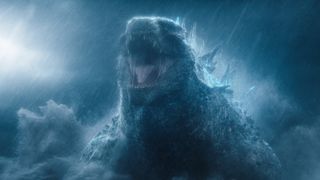Godzilla roaring at night in Monarch: Legacy of Monsters season 2