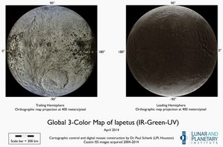 Iapetus Hemispheres