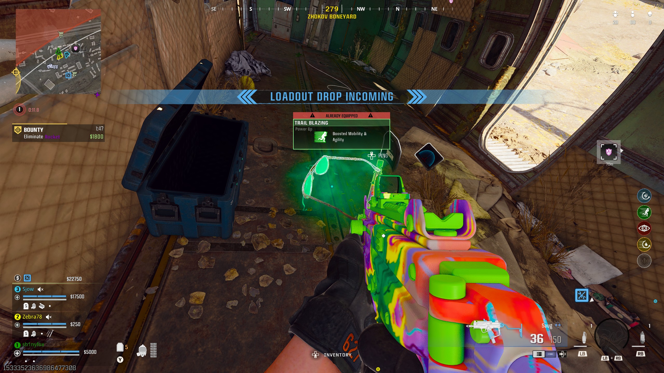 One of the power ups in the High Trip Resurgence limited time mode in Call of Duty: Warzone.