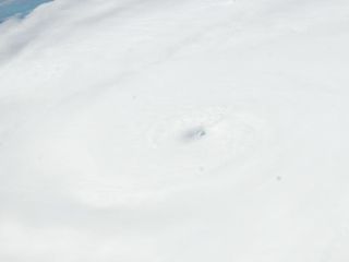image of hurricane irene photographed onboard the international space station