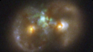 An image of the Infinity Galaxy as seen by the James Webb Space Telescope 