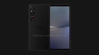 Sony Xperia 1 VI renders in black