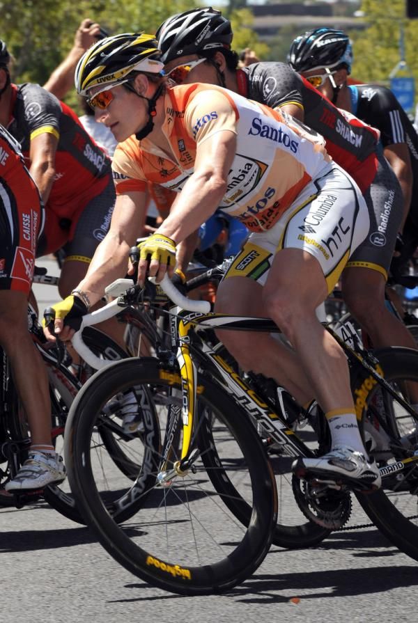 Andr&eacute; Greipel (HTC-Columbia) led from the opening stage of this year's Tour