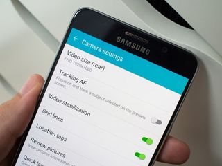 Galaxy Note 5 camera settings