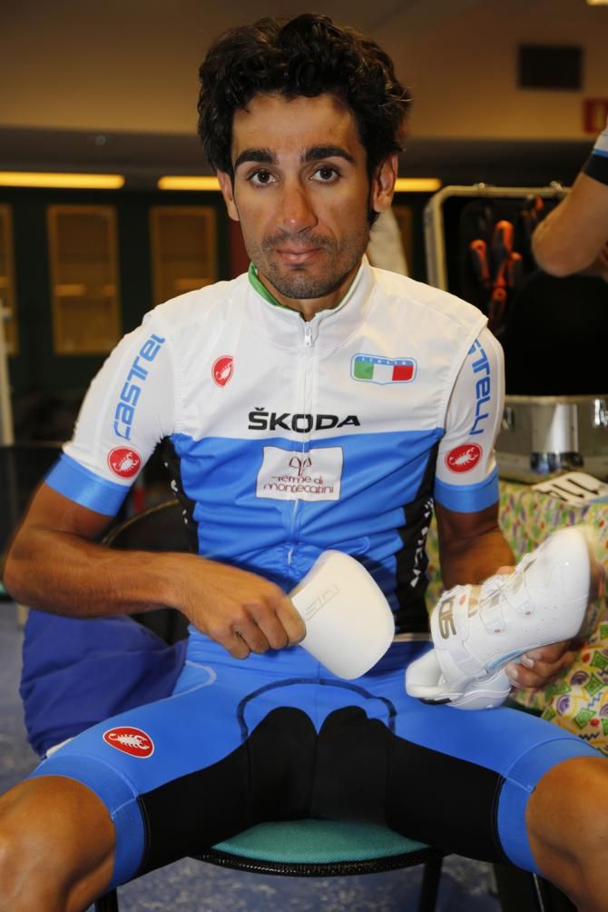 If the shoe fits: Giampaolo Caruso (Katusha)