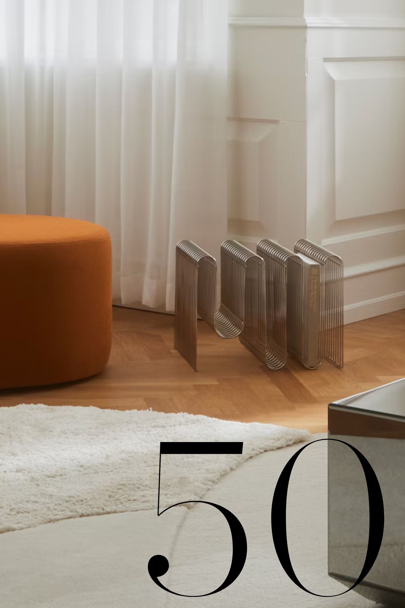 RoyalDesign.co.uk, Curva Magazine Rack, Black