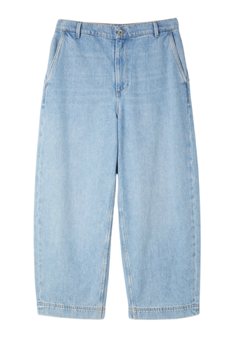 Kensington Barrel Leg Jean | Light Blue Wash