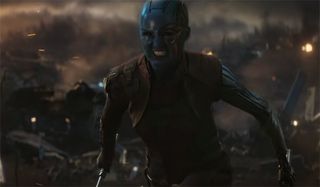 Karen Gillan as Nebula in Avengers: Endgame