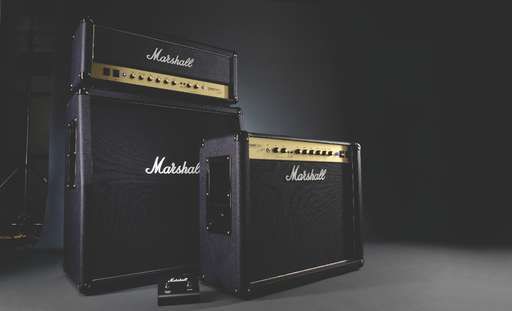 Both combo and head are covered in subtle black/purple vinyl