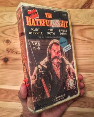 This copy of The Hateful Eight has been through the wars