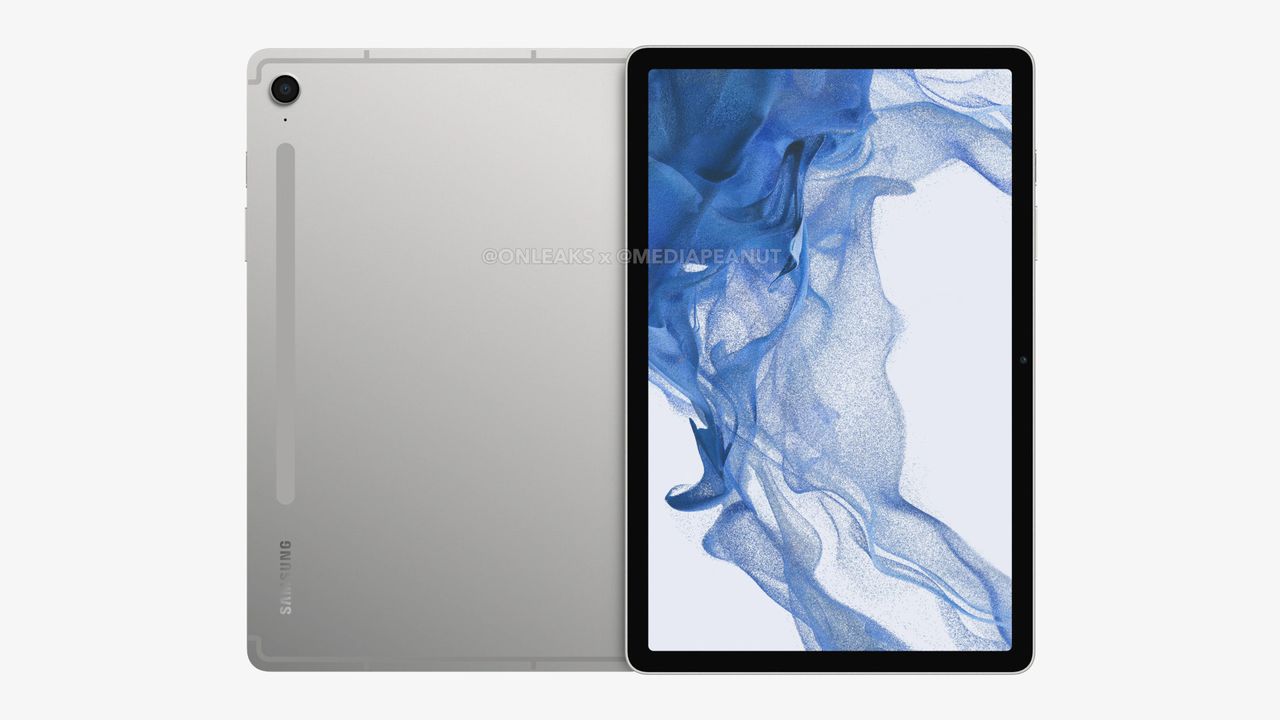 Samsung Galaxy Tab S9 FE leaked product renders