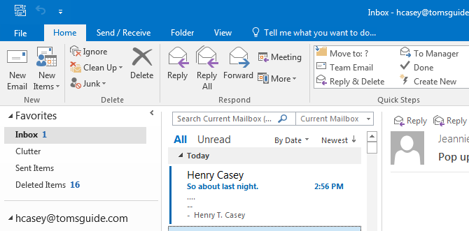 How to Instantly Mark Messages as Read in Outlook 2016 | Laptop Mag