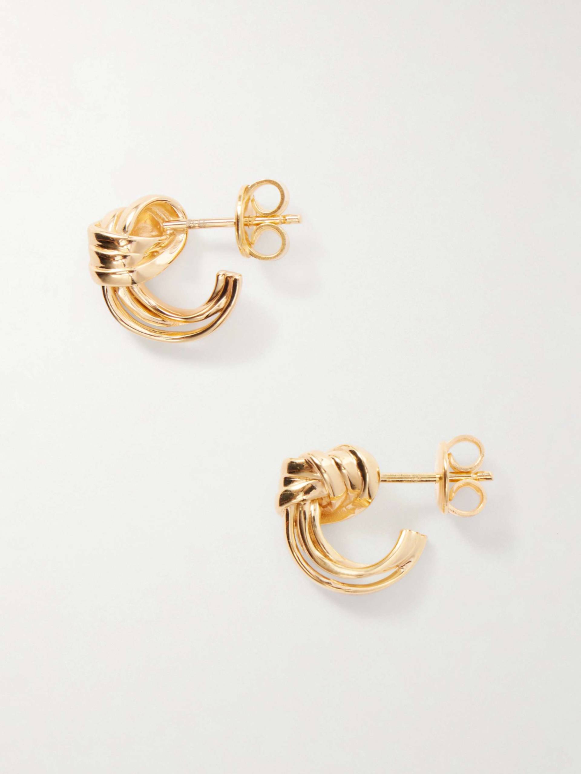 Gold-Plated Sterling Silver Earrings