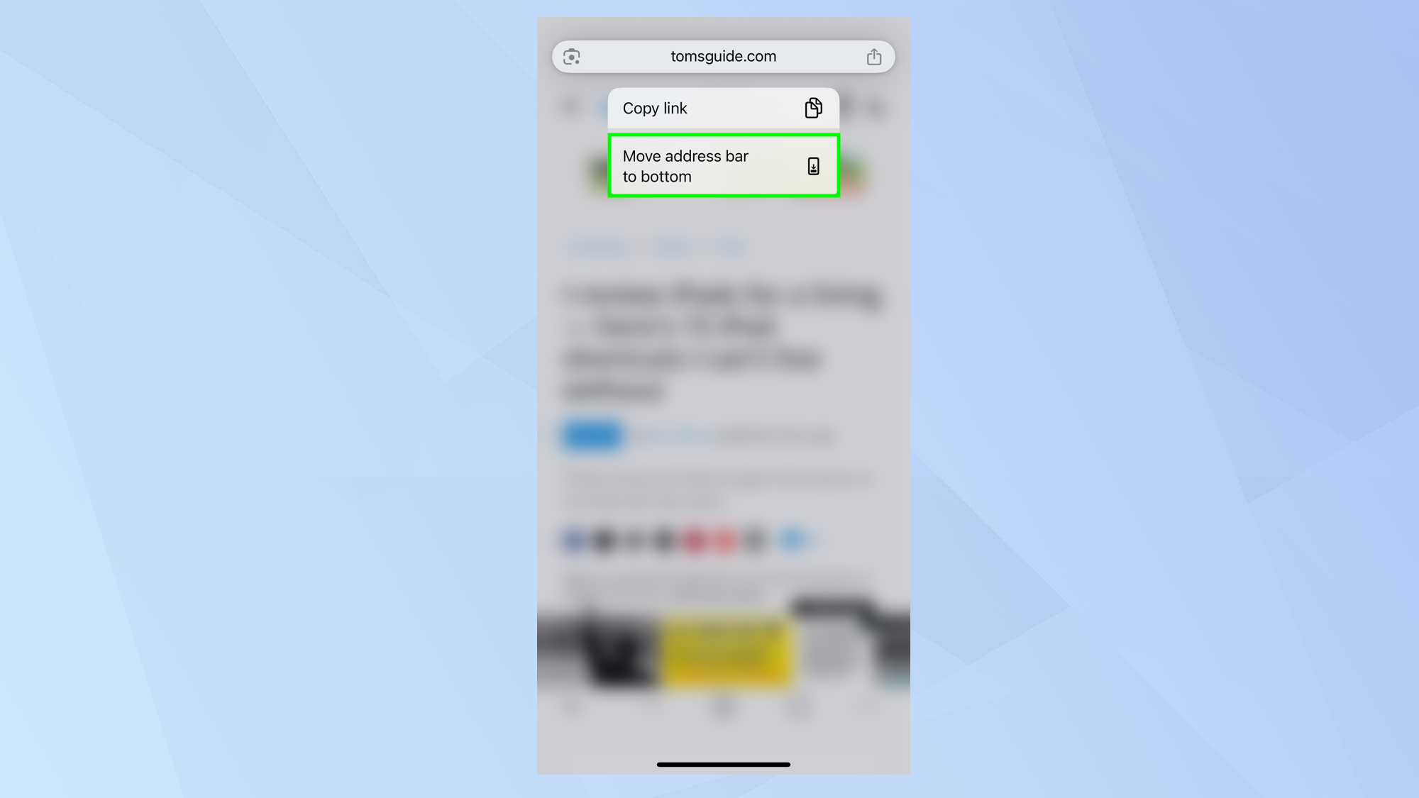 How to move Chrome&amp;rsquo;s address bar to the bottom