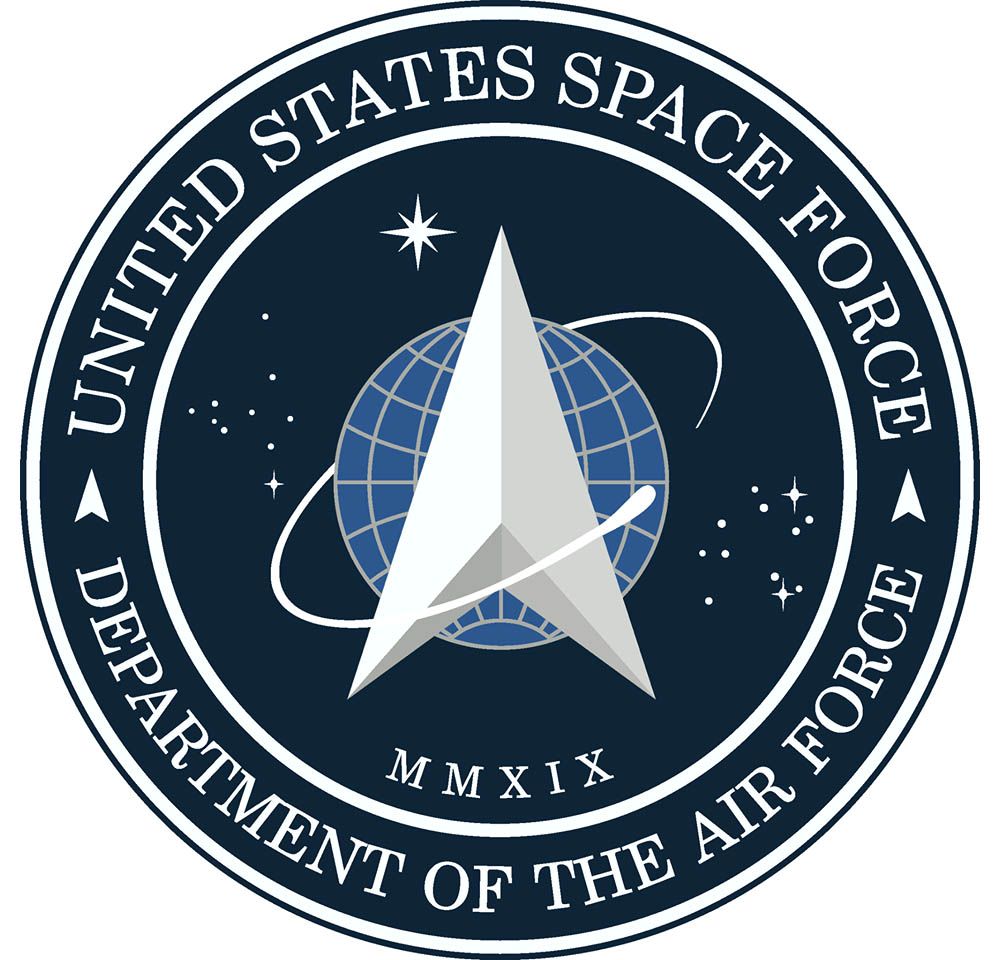 The new emblem of the U.S. Space Force. President Donald Trump unveiled the seal on Twitter Friday, Jan. 24.