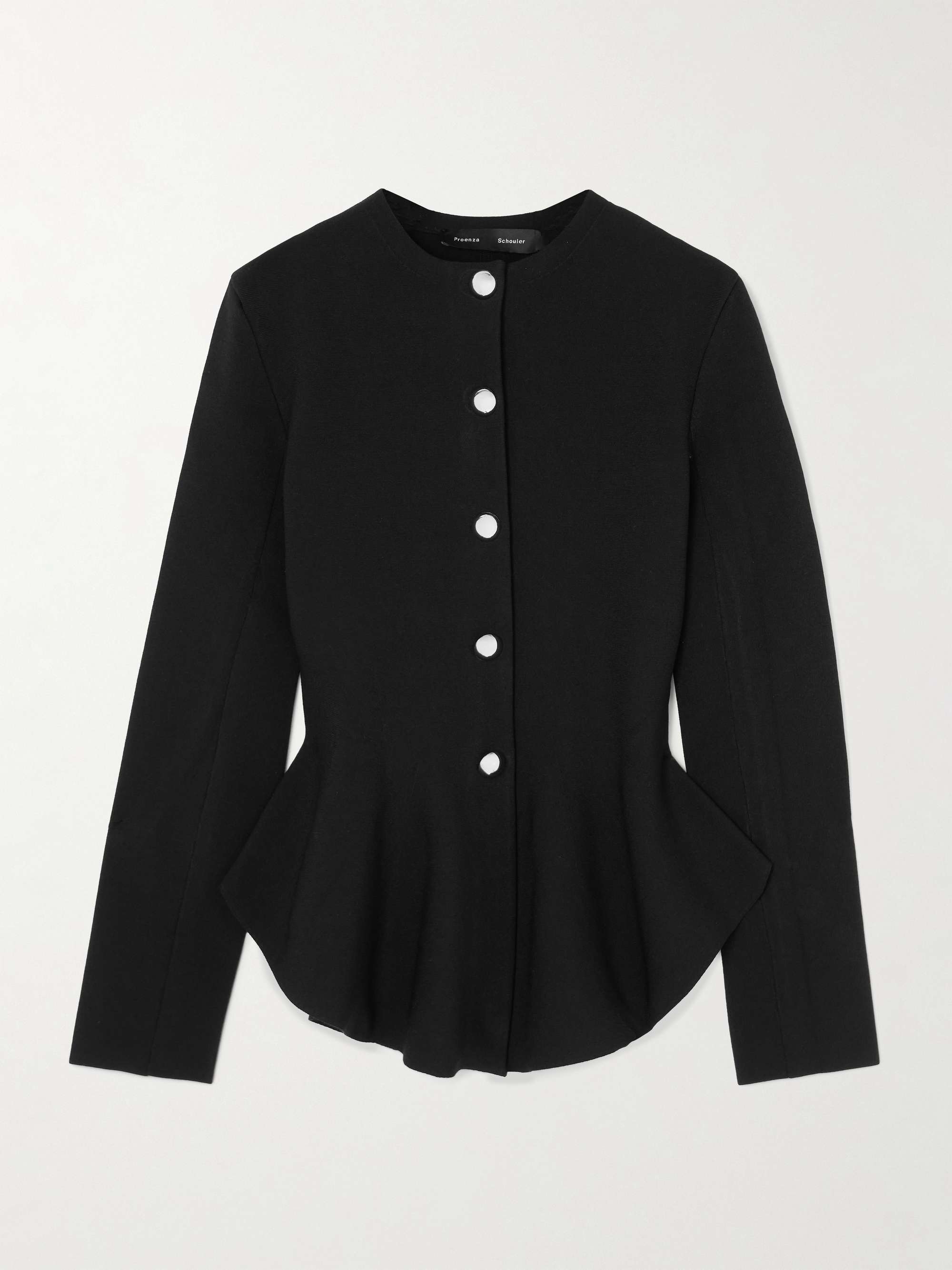 Dasha Knitted Peplum Jacket