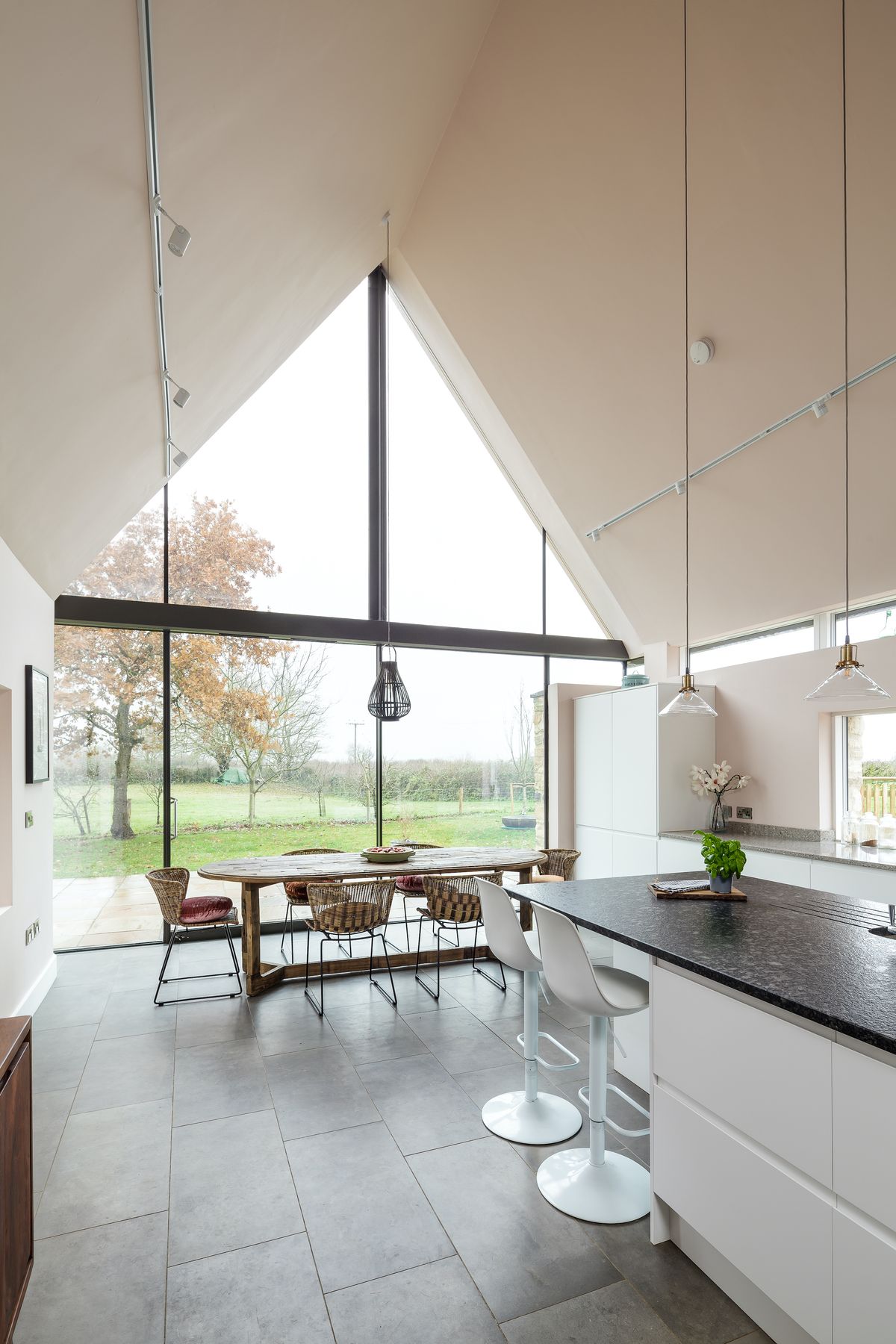 "We were very picky about the kitchen design,&rdquo; says Jenny. &ldquo;We knew that the island area had to be perfectly proportioned to take into account a large elm table that we&rsquo;d acquired before we&rsquo;d even started the renovation.&rdquo;