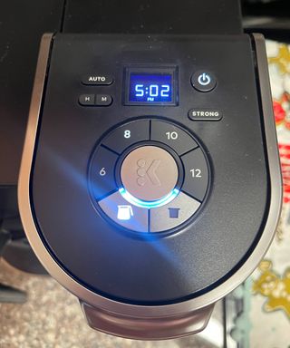 Setting the time on the Keurig coffee machine