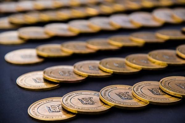 Medallions for the finishers of the Brasil Ride.